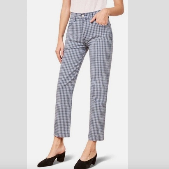 REFORMATION Roper Jean in Valley Plaid - Picture 3 of 3
